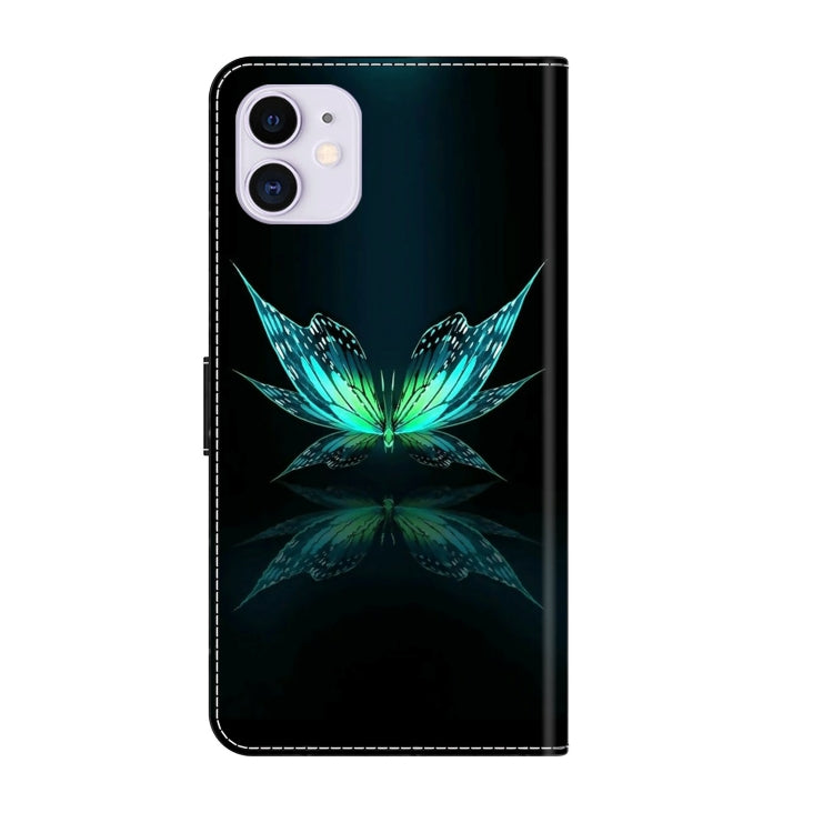 Crystal 3D Shockproof Protective Leather Phone Case, For iPhone 11