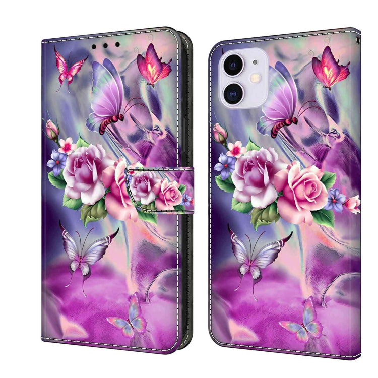 Crystal 3D Shockproof Protective Leather Phone Case, For iPhone 11