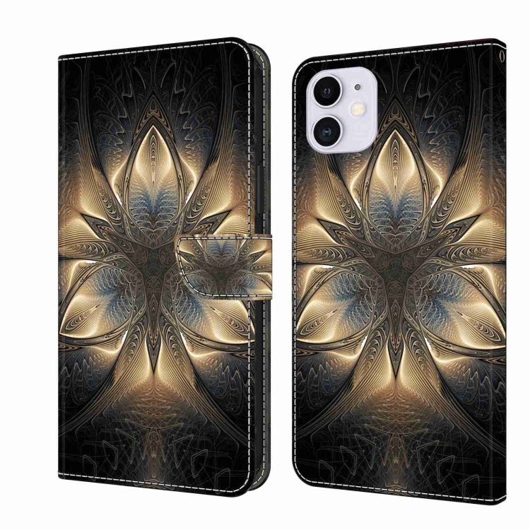 Crystal 3D Shockproof Protective Leather Phone Case, For iPhone 11