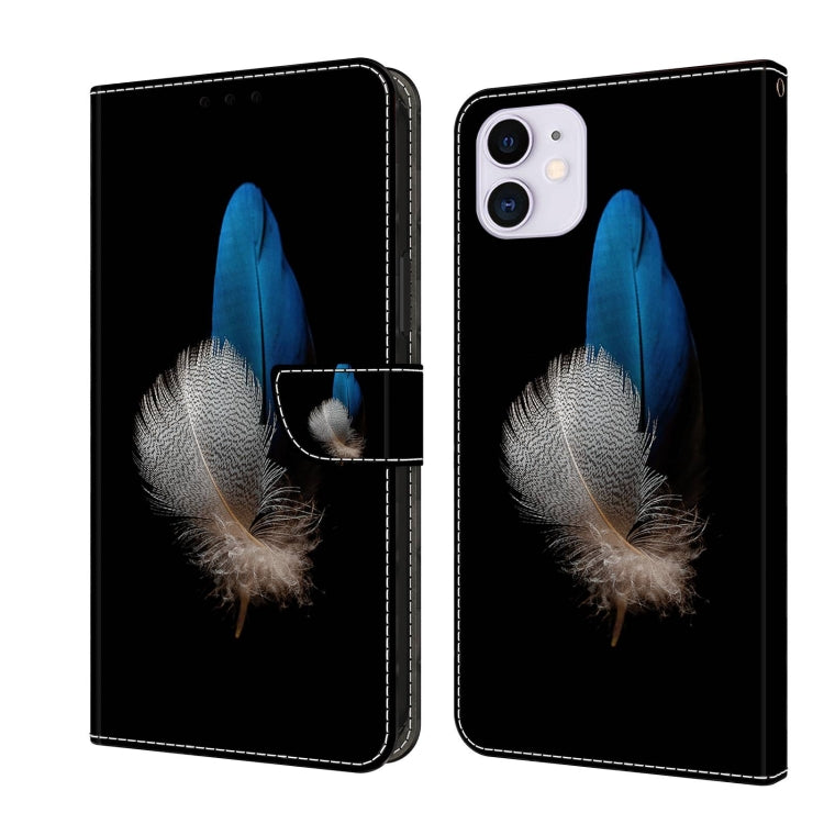 Crystal 3D Shockproof Protective Leather Phone Case, For iPhone 11