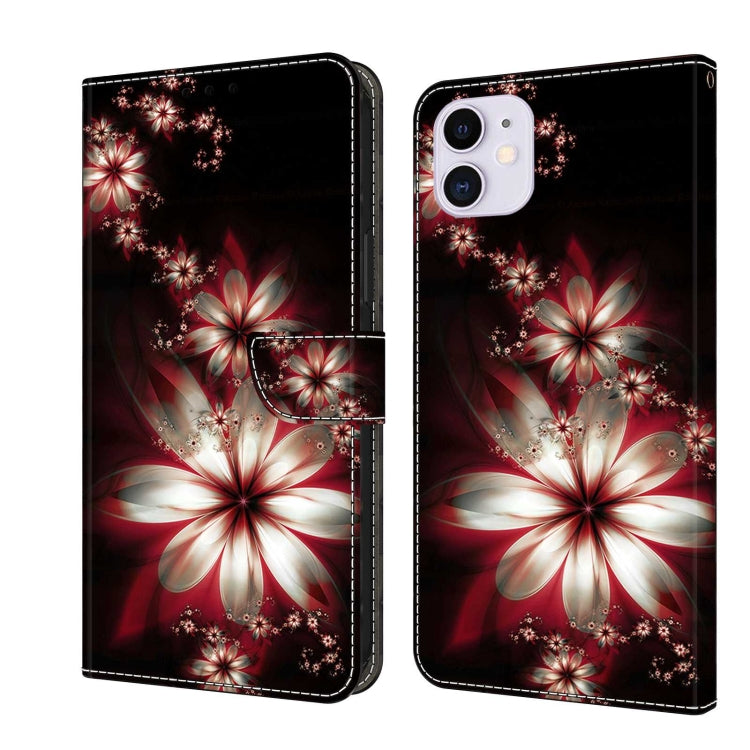 Crystal 3D Shockproof Protective Leather Phone Case, For iPhone 11