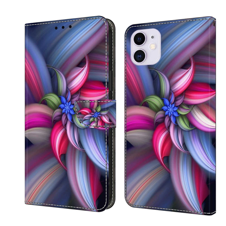 Crystal 3D Shockproof Protective Leather Phone Case, For iPhone 11