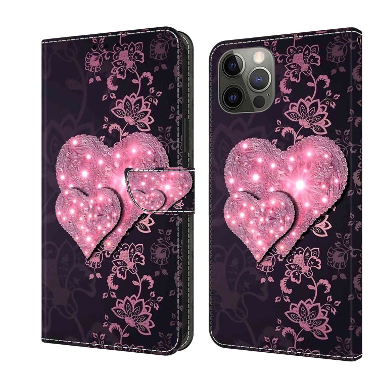 Crystal 3D Shockproof Protective Leather Phone Case, For iPhone 11 Pro