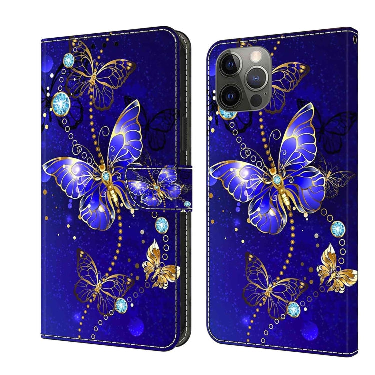 Crystal 3D Shockproof Protective Leather Phone Case, For iPhone 11 Pro