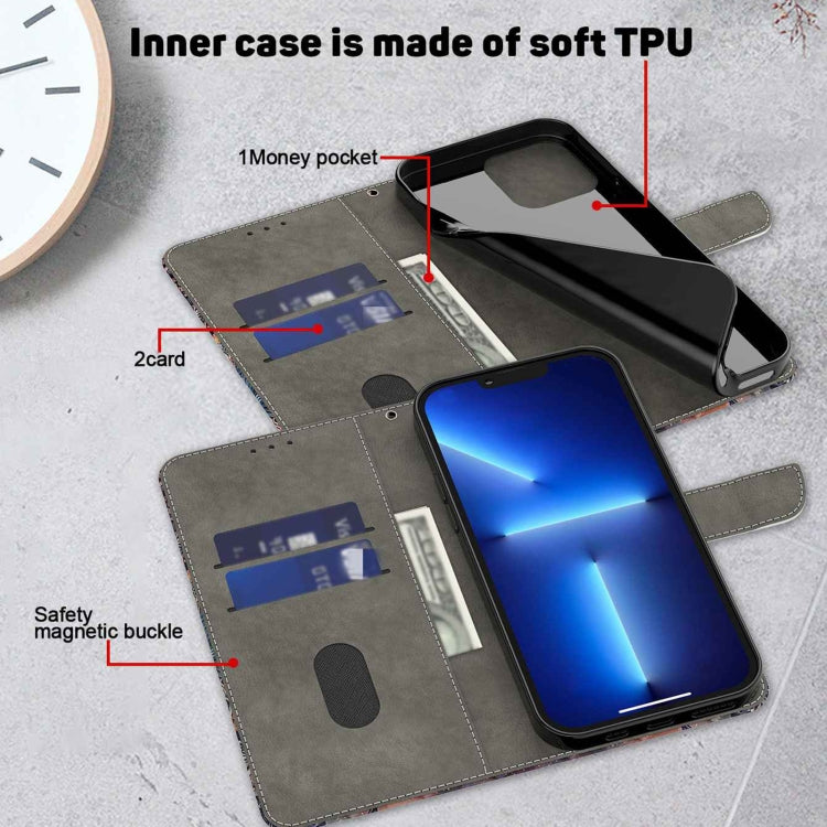 Crystal 3D Shockproof Protective Leather Phone Case, For iPhone 12 / 12 Pro