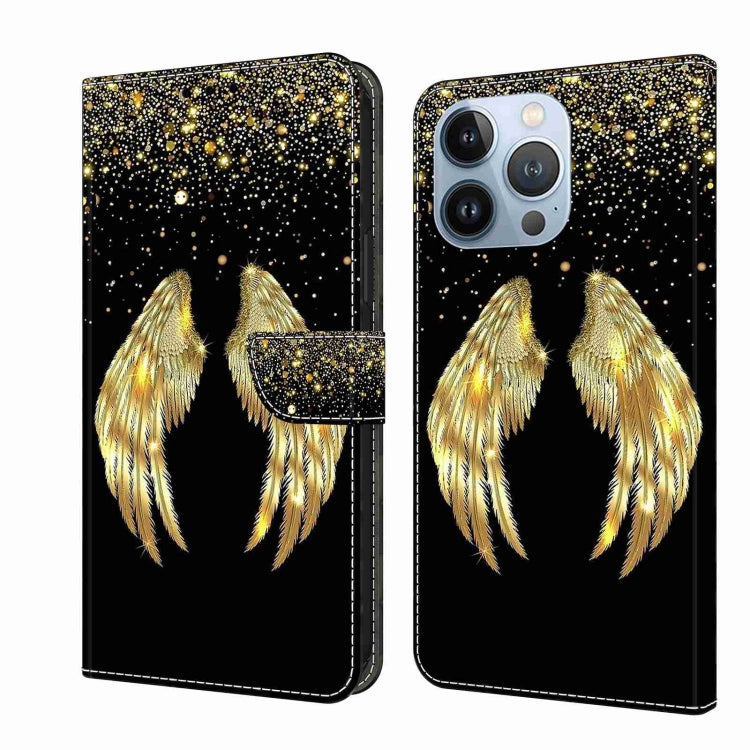 Crystal 3D Shockproof Protective Leather Phone Case, For iPhone 13 Pro