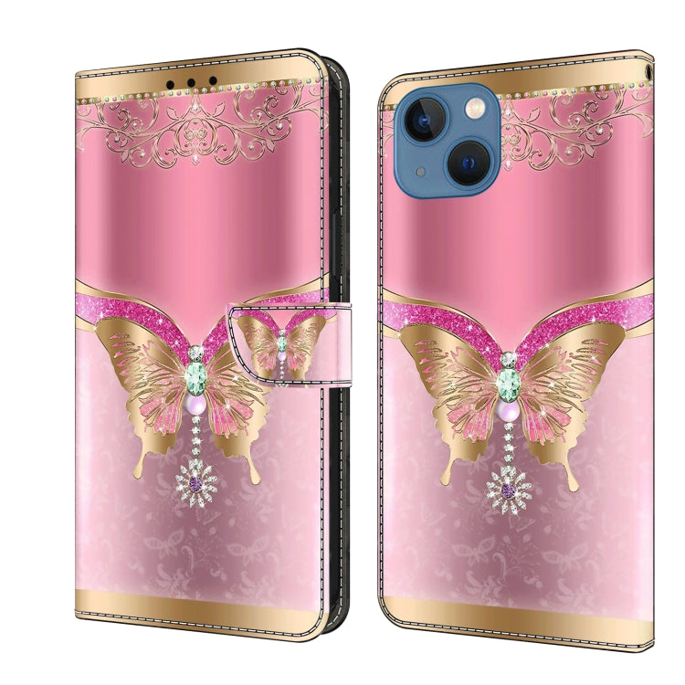 Crystal 3D Shockproof Protective Leather Phone Case