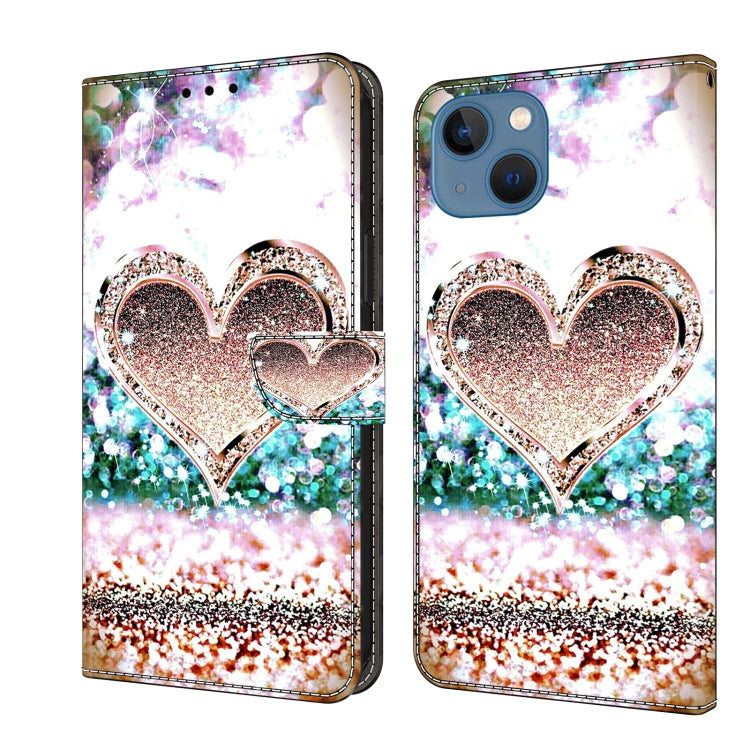 Crystal 3D Shockproof Protective Leather Phone Case