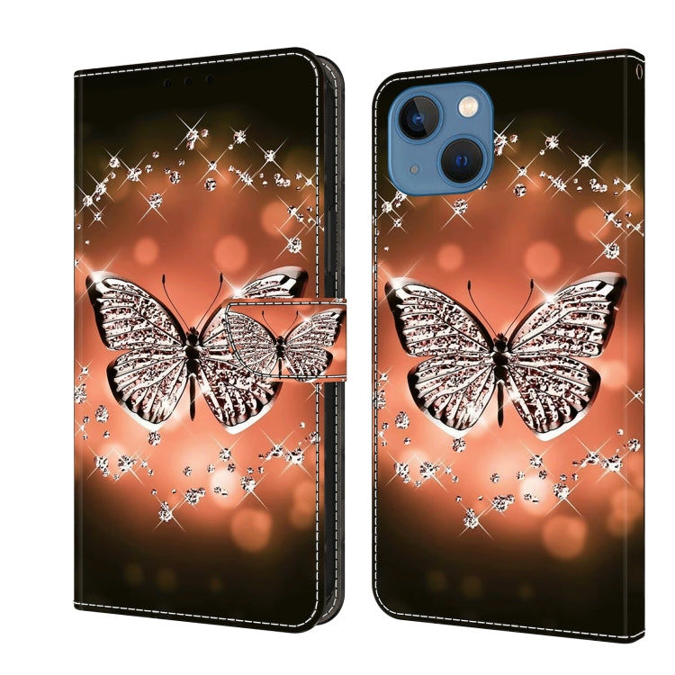 Crystal 3D Shockproof Protective Leather Phone Case