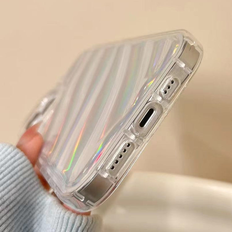Laser Sequin Waves TPU Phone Case, For iPhone 11, For iPhone 11 Pro, For iPhone X / XS, For iPhone XR, For iPhone XS Max, For iPhone 8 Plus / 7 Plus