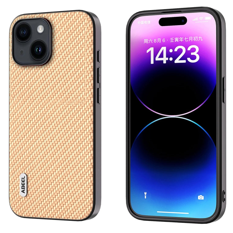ABEEL Carbon Fiber Texture Protective Phone Case, For iPhone 14 Pro, For iPhone 15 Plus, For iPhone 14 Pro Max