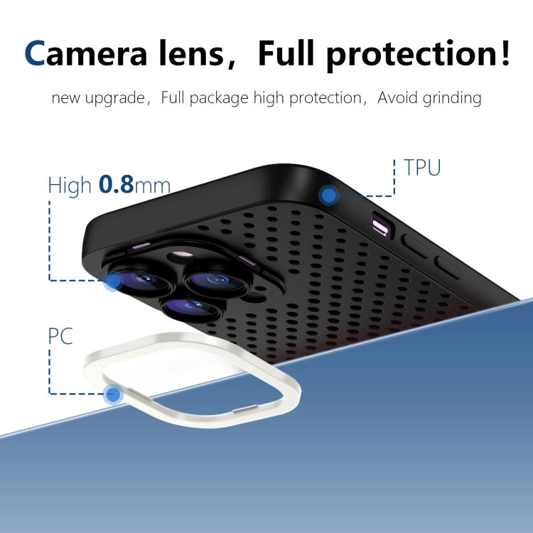 Hollow Heat Dissipation TPU Phone Case, For iPhone 12, For iPhone 12 Pro Max, For iPhone 12 Pro, For iPhone 11 Pro Max, For iPhone 11