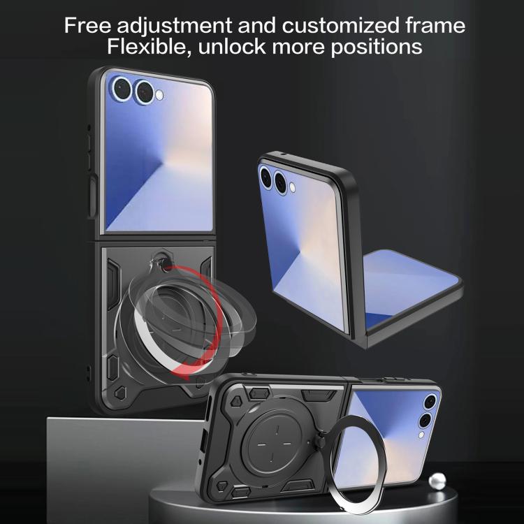 CD Texture Magnetic Holder Phone Case