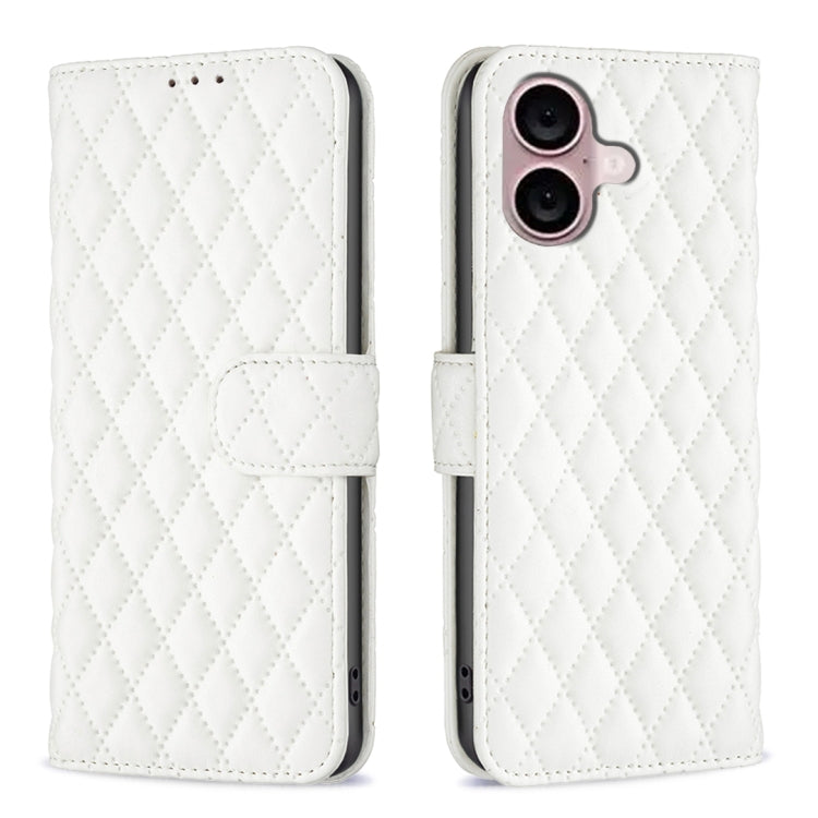 Diamond Lattice Wallet Flip Leather Phone Case