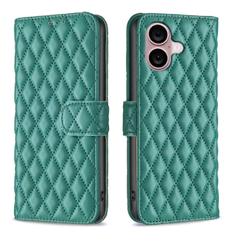 Diamond Lattice Wallet Flip Leather Phone Case