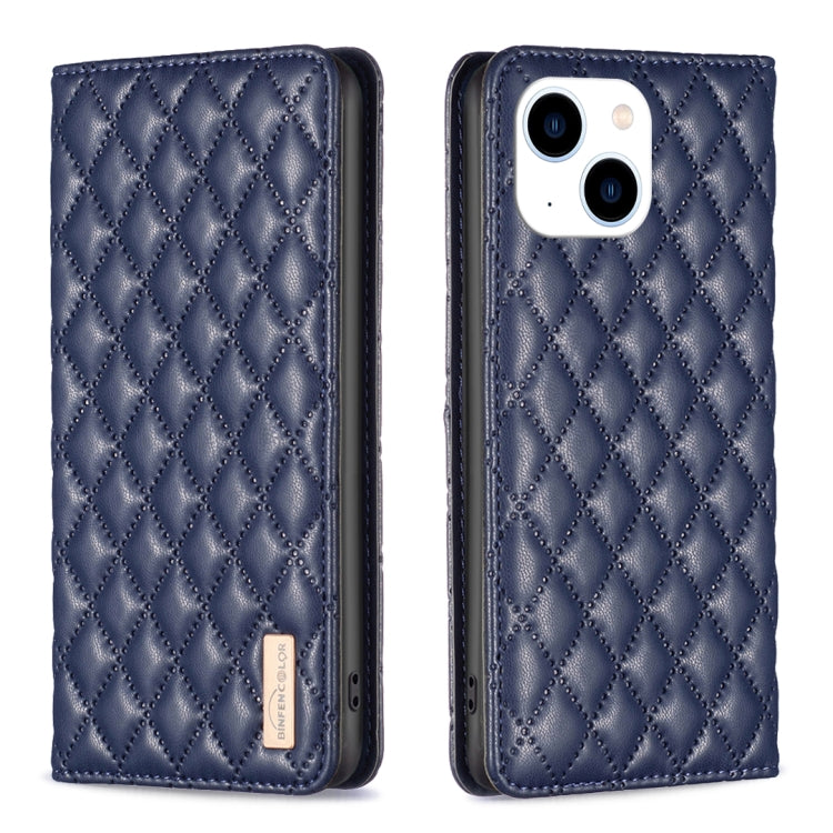 Diamond Lattice Magnetic Leather Flip Phone Case, For iPhone 15 Pro Max, For iPhone 15 Pro, For iPhone 15 Plus, For iPhone 15