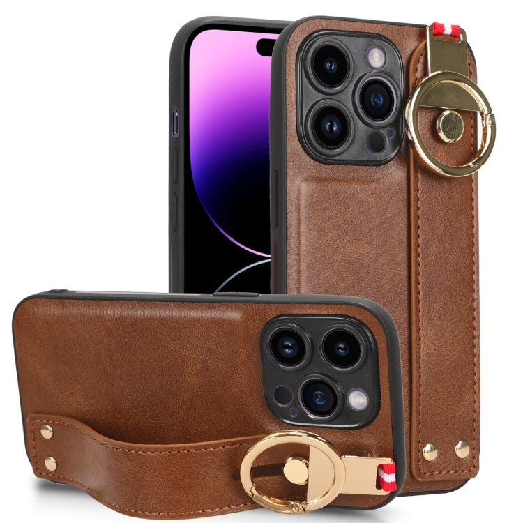 Wristband Leather Back Phone Case