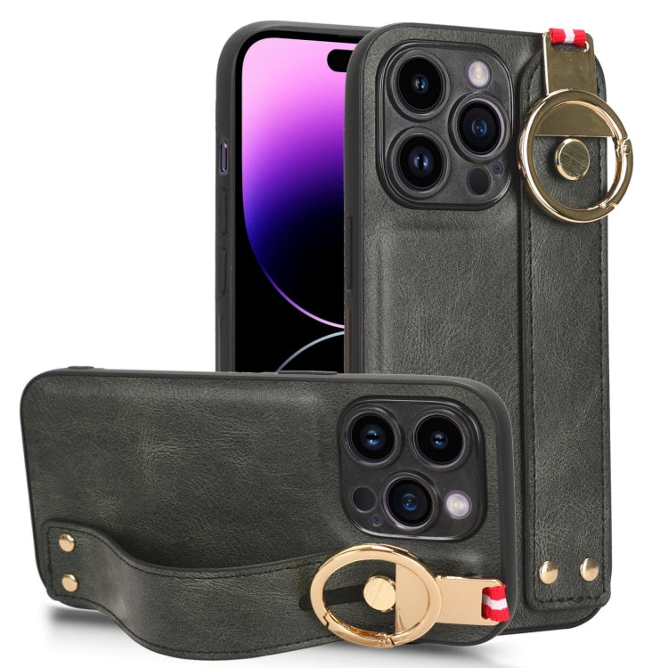 Wristband Leather Back Phone Case