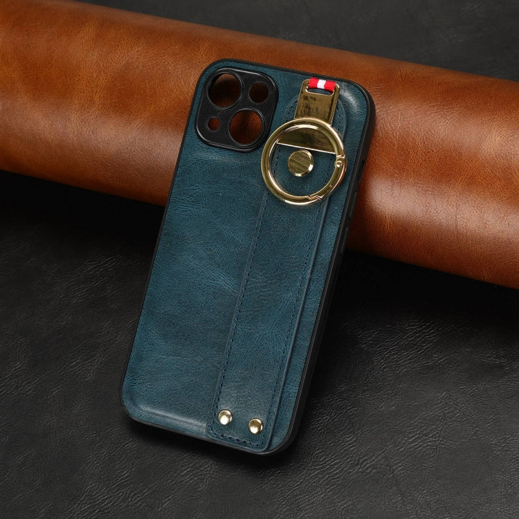 Wristband Leather Back Phone Case, For iPhone 13, For iPhone 13 mini, For iPhone 12, For iPhone 12 Pro Max