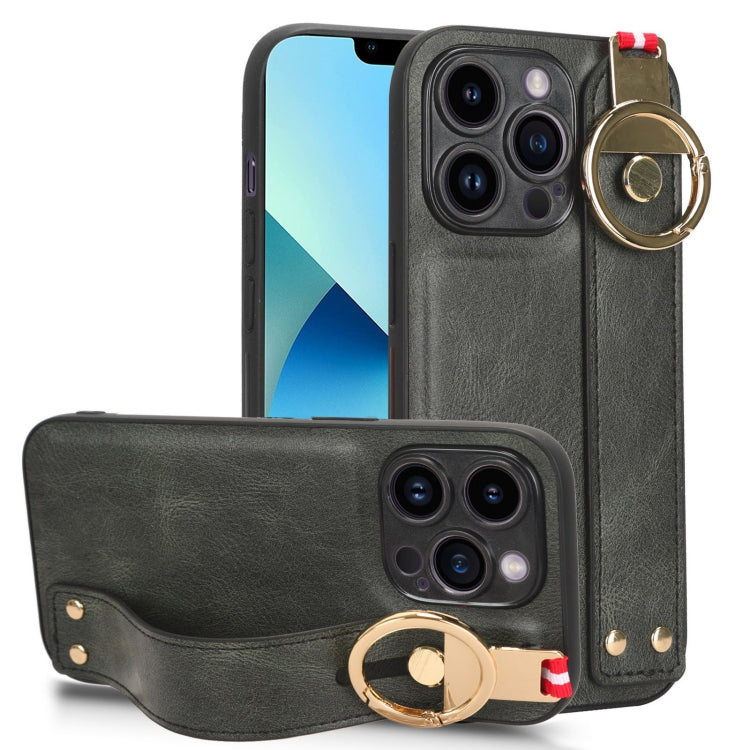 Wristband Leather Back Phone Case