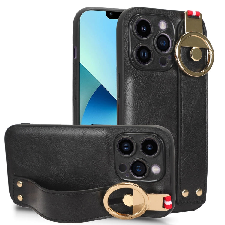 Wristband Leather Back Phone Case