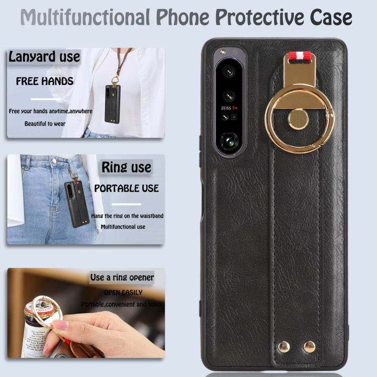 Wristband Leather Back Phone Case