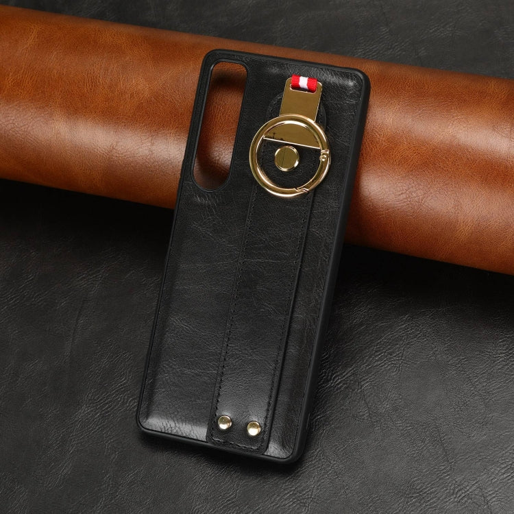 Wristband Leather Back Phone Case