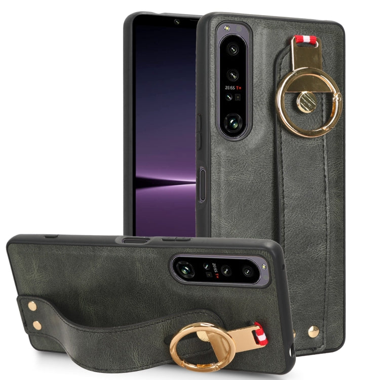 Wristband Leather Back Phone Case