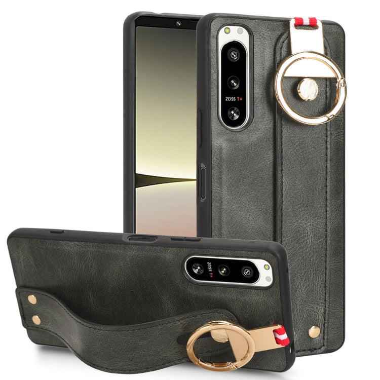 Wristband Leather Back Phone Case