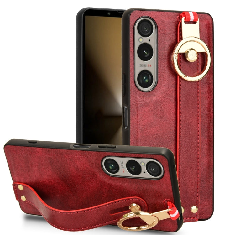 Wristband Leather Back Phone Case