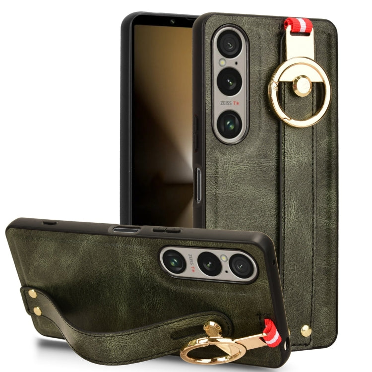 Wristband Leather Back Phone Case