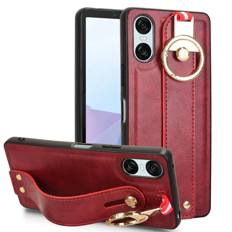 Wristband Leather Back Phone Case
