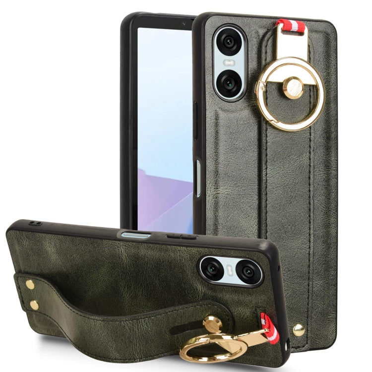 Wristband Leather Back Phone Case