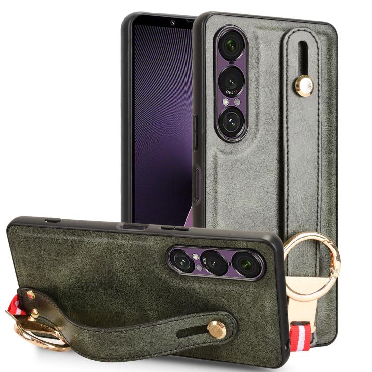 Wristband Leather Back Phone Case