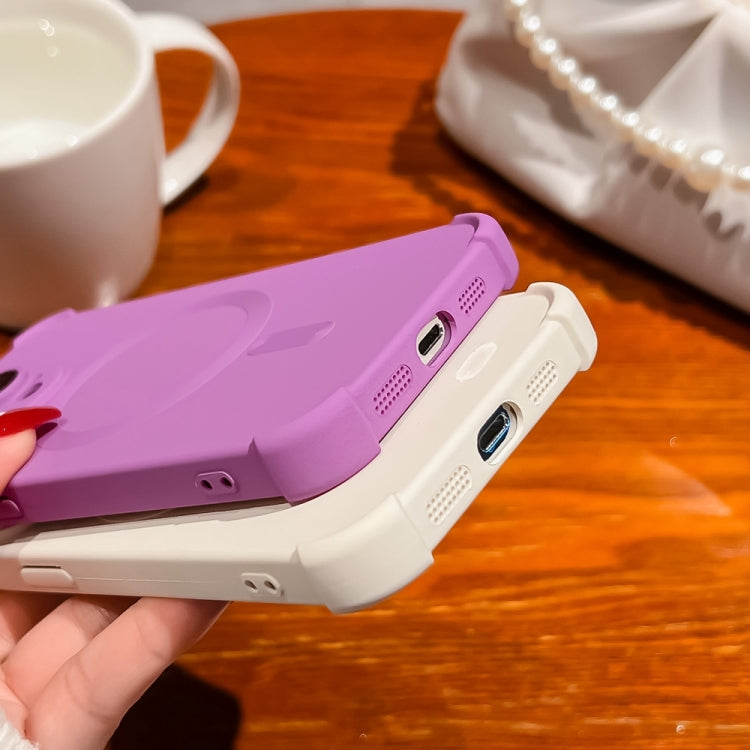 Four Corner Shockproof Skin Feel MagSafe Magnetic Phone Case, For iPhone 15 Plus, For iPhone 15, For iPhone 14 Plus