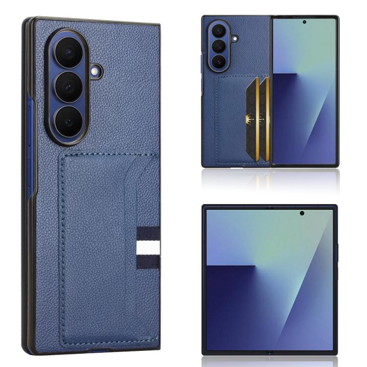 Litchi Texture Card Slots Back Cover Phone Case