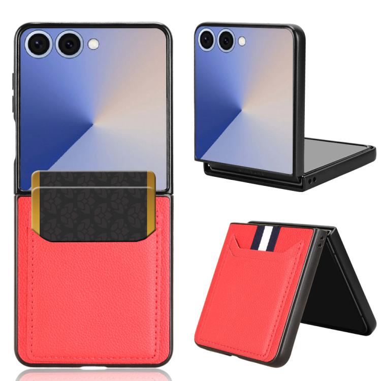 Litchi Texture Card Slots Back Cover Phone Case