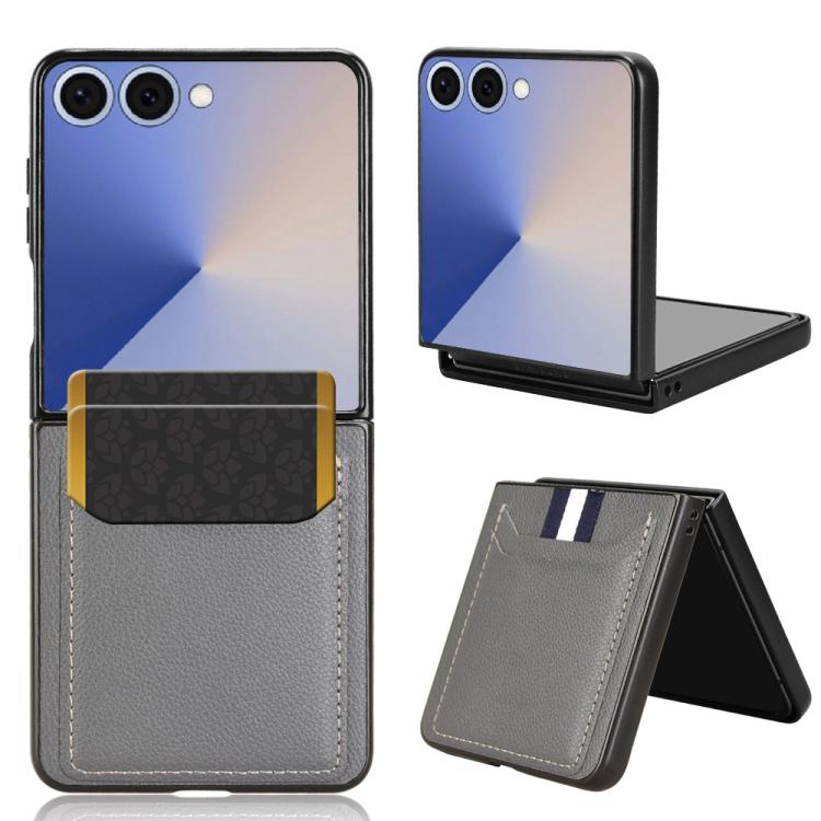 Litchi Texture Card Slots Back Cover Phone Case