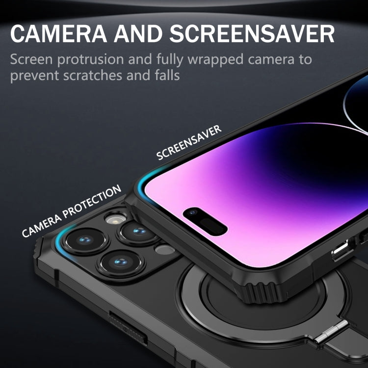 MagSafe Magnetic Holder Phone Case, For iPhone 15 Pro Max, For iPhone 15 Pro, For iPhone 15 Plus, For iPhone 15