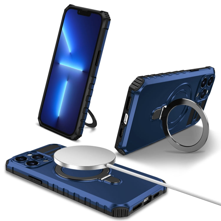 MagSafe Magnetic Holder Phone Case, For iPhone 13 Pro Max, For iPhone 13 Pro, For iPhone 13, For iPhone 12