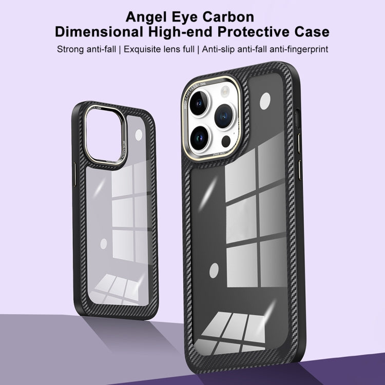 Carbon Fiber Transparent Back Panel Phone Case, For iPhone 13, For iPhone 12, For iPhone 12 Pro Max, For iPhone 12 Pro