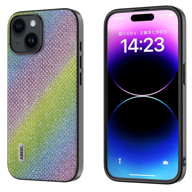 ABEEL Diamond Black Edge Phone Case, For iPhone 15 Pro Max, For iPhone 15 Pro, For iPhone 15 Plus, For iPhone 15, For iPhone 14 Plus, For iPhone 14