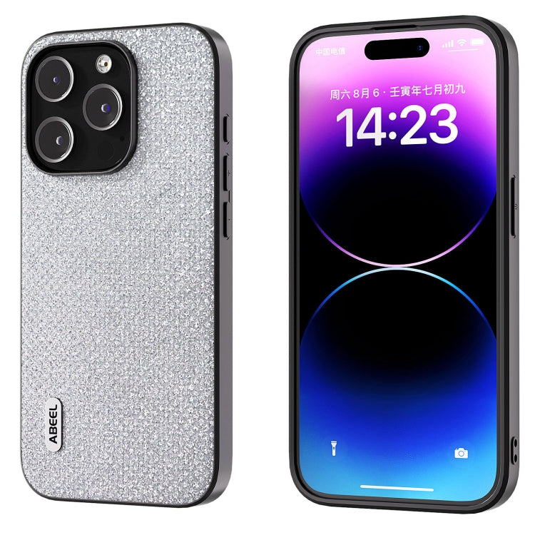 ABEEL Diamond Black Edge Phone Case, For iPhone 14 Pro, For iPhone 14 Pro Max
