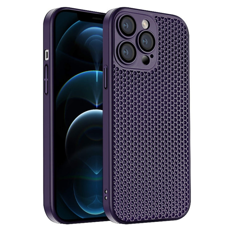 Honeycomb Radiating PC Phone Case, For iPhone 13, For iPhone 12, For iPhone 12 Pro Max