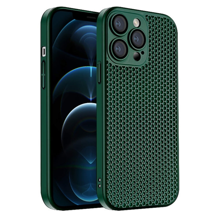Honeycomb Radiating PC Phone Case, For iPhone 13, For iPhone 12, For iPhone 12 Pro Max
