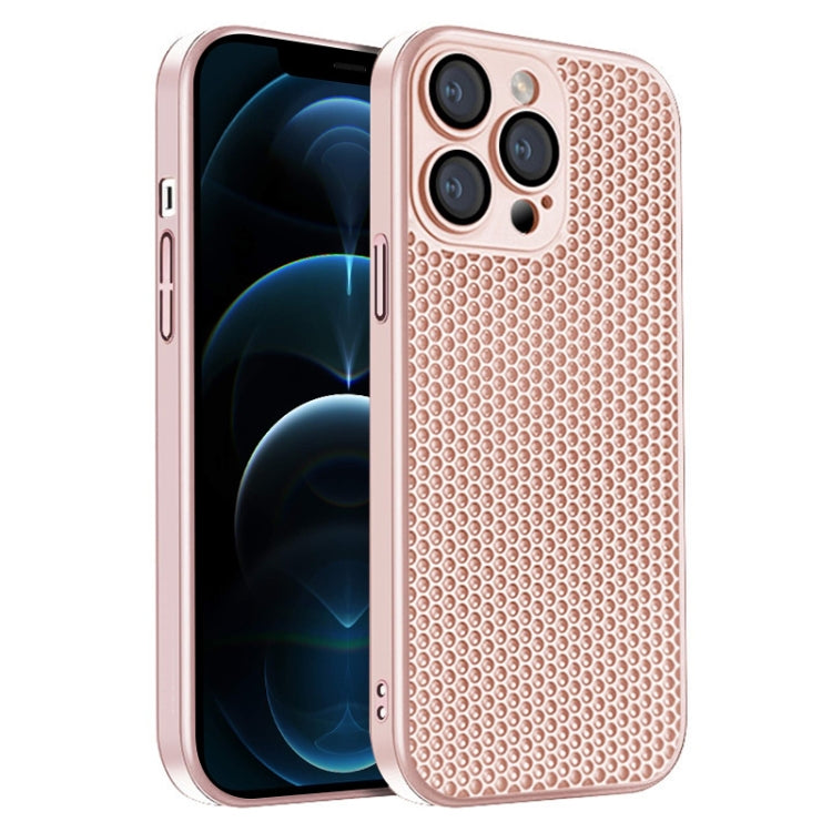 Honeycomb Radiating PC Phone Case, For iPhone 13, For iPhone 12, For iPhone 12 Pro Max