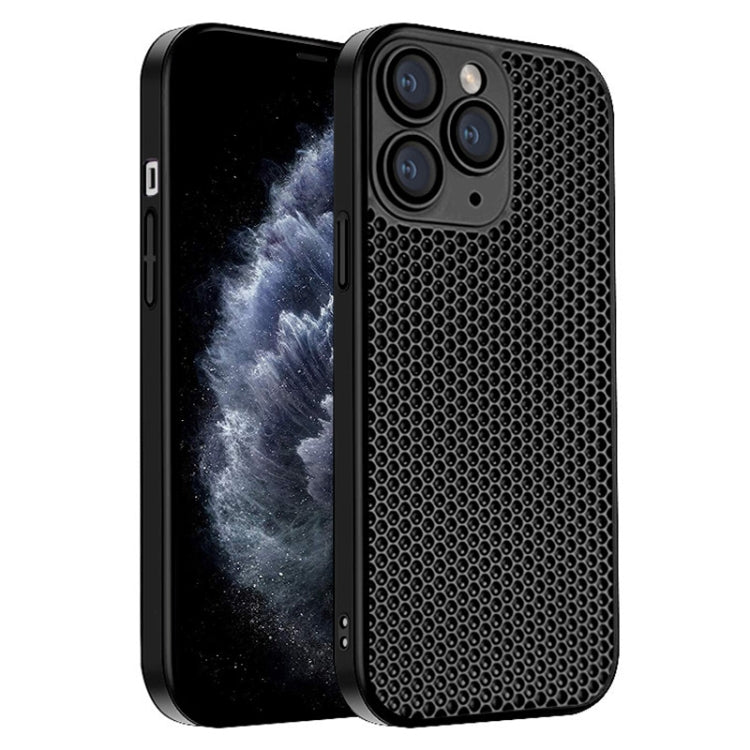 Honeycomb Radiating PC Phone Case, For iPhone 12 Pro, For iPhone 11 Pro Max, For iPhone 11