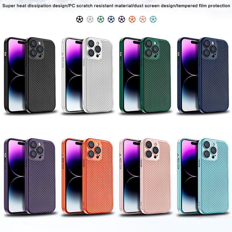 Honeycomb Radiating PC Phone Case, For iPhone 13, For iPhone 12, For iPhone 12 Pro Max