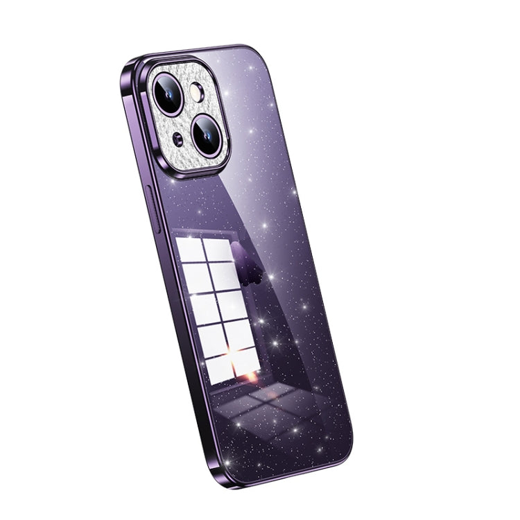 SULADA Electroplated Transparent Glittery TPU Phone Case, For iPhone 15 Pro Max, For iPhone 14 Plus, For iPhone 14, For iPhone 15 Pro, For iPhone 15 Plus, For iPhone 14 Pro