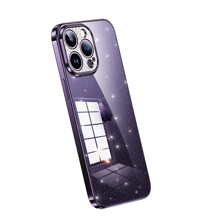 SULADA Electroplated Transparent Glittery TPU Phone Case, For iPhone 15 Pro Max, For iPhone 14 Plus, For iPhone 14, For iPhone 15 Pro, For iPhone 15 Plus, For iPhone 14 Pro